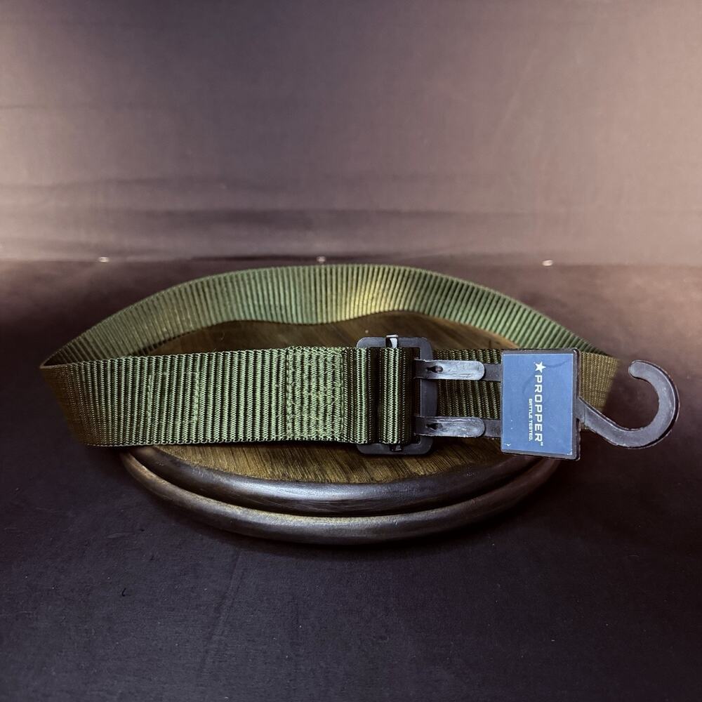 Propper Tactical Belt Size Small 28"-30" Nylon Web Olive Metal Buckle F5619
